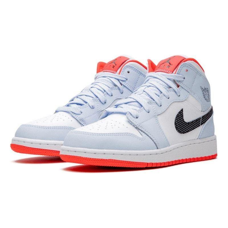 Air Jordan 1 Mid "Half Blue Polka"