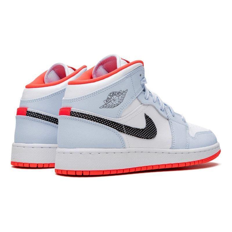 Air Jordan 1 Mid "Half Blue Polka"