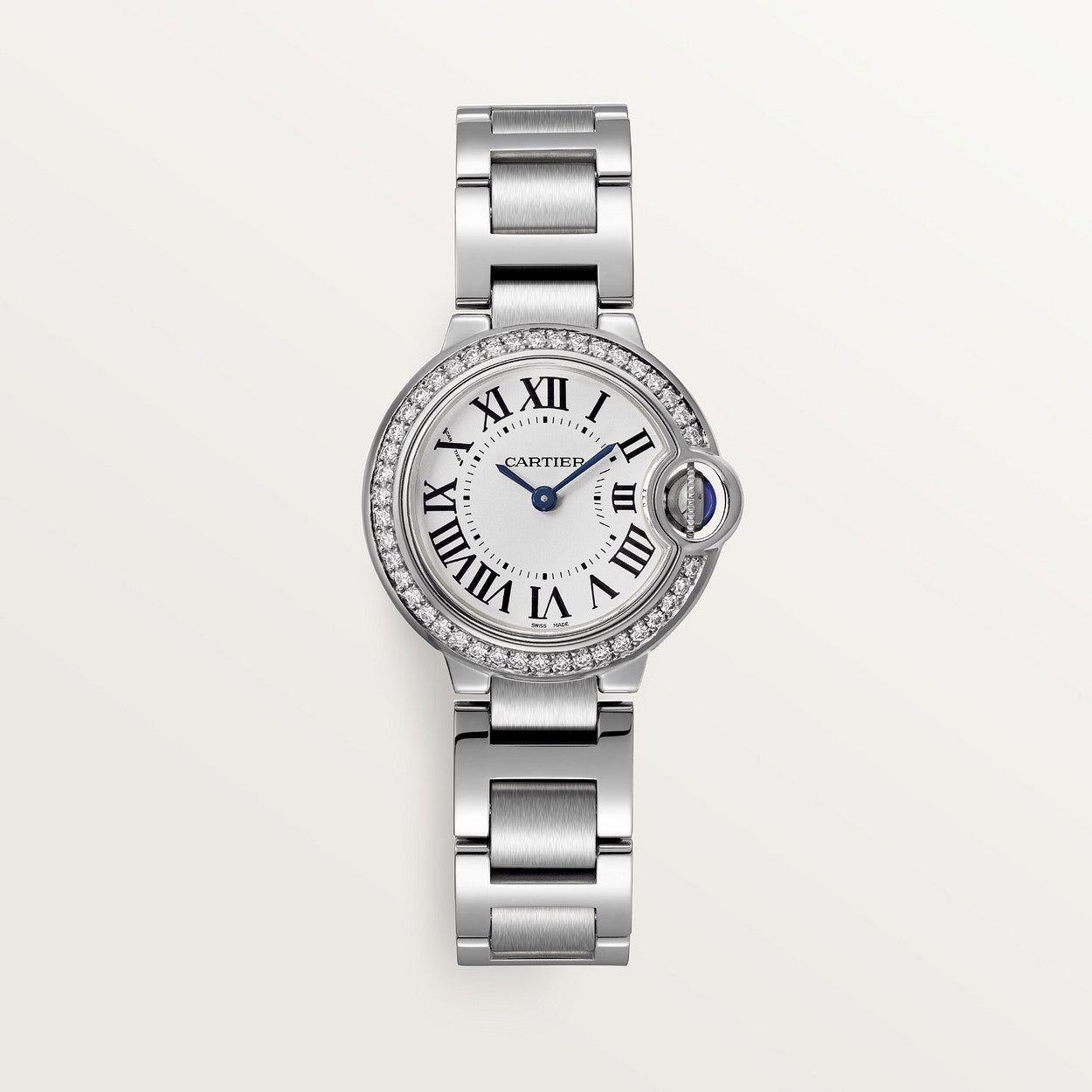 Montre Cartier - Ballon Bleu "Sertie Argenté"
