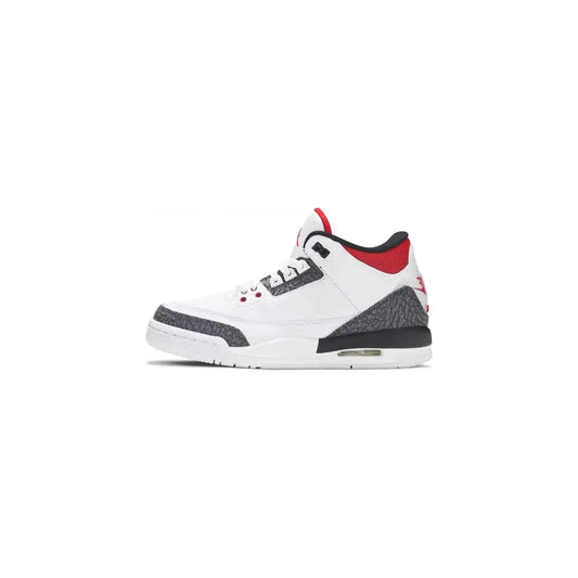 Air Jordan 3 "Denim Fire Red" - Kids