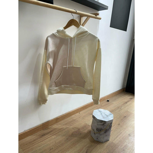 Hoodie Beige / Rose