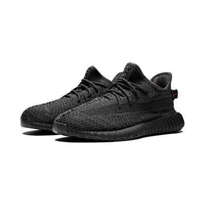 Yeezy Boost 350 V2 "Static Black Reflective" - Kids