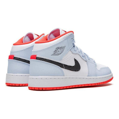 Air Jordan 1 Mid "Half Blue Polka"