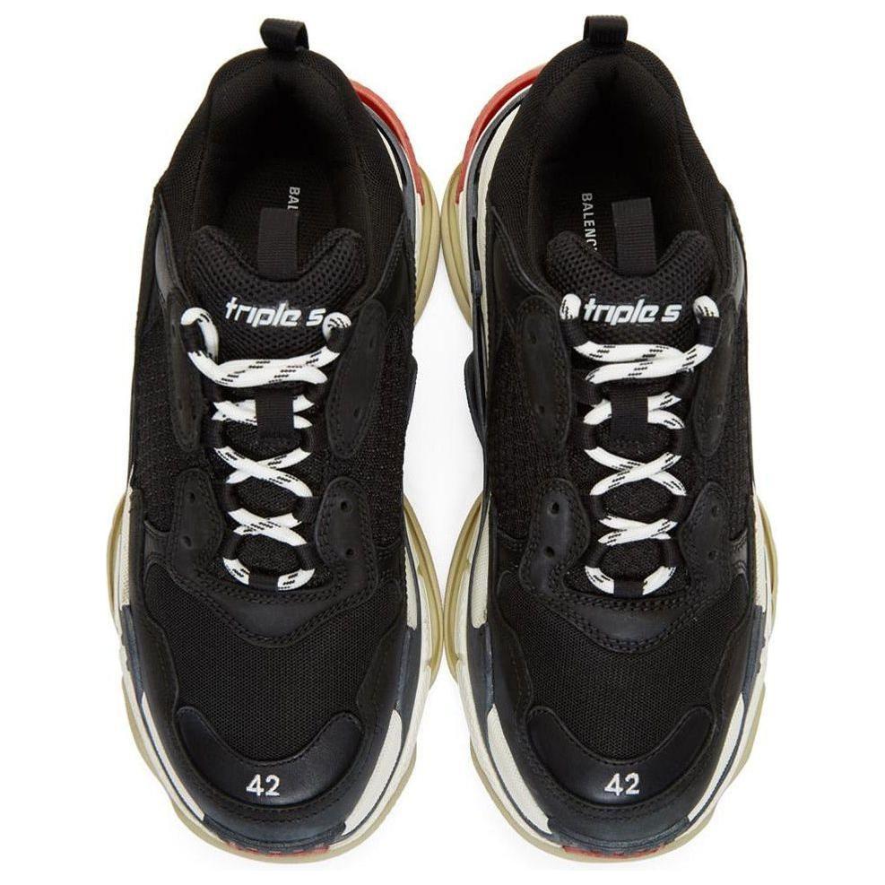 Balenciaga Triple-S "Black/White/Red"