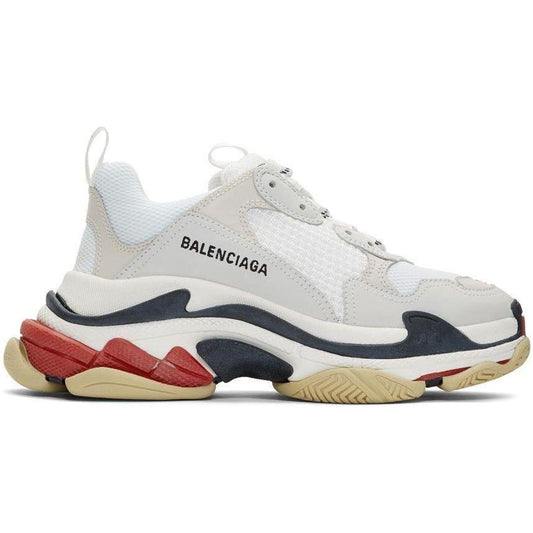 Balen*ciaga Triple-S "White/Red"