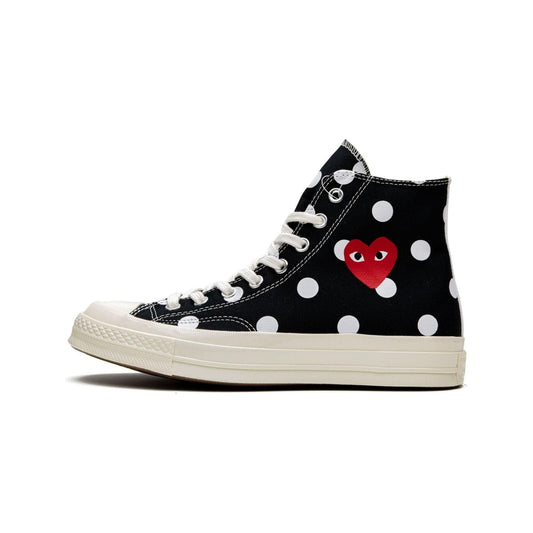 Converse Chuck 70 Hi “Comme Des Garçons / Polka Dot Black"