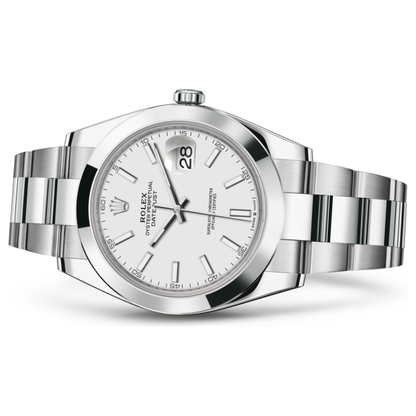 Montre Rolex - Datejust Blanc - 41mm